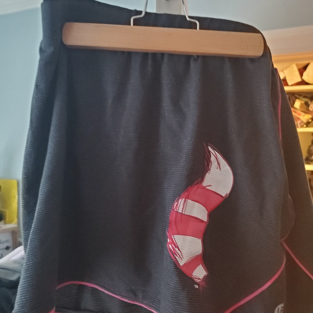 Raw threads, running shorts/skirt